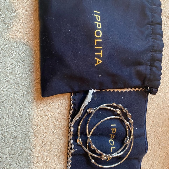 Ippolita set of 3 bangles sterling silver - Picture 1 of 3